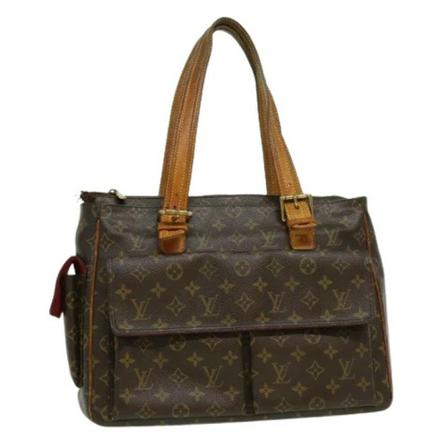 Louis Vuitton Vintage, Brown Canvas Louis Vuitton Cite Bruin, Dames, Maat:ONE Size