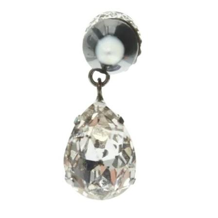 Givenchy Pre-owned, Pre-owned Metal earrings Grijs, Dames, Maat:ONE Size