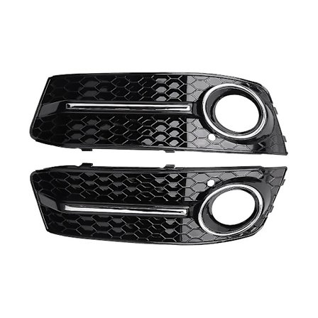 1 par bil vänster & höger främre stötfångare Dimljus kamgaller Grill för A4 B8 2009-2012 8k0807682 8k08