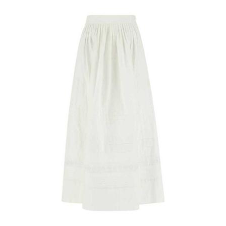 See by Chloé Maxi Roks , Wit , Dames , Maat: S Maxi Rokken