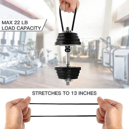 50 Stykker Strikk med Ball - Sprettert Snor Svart