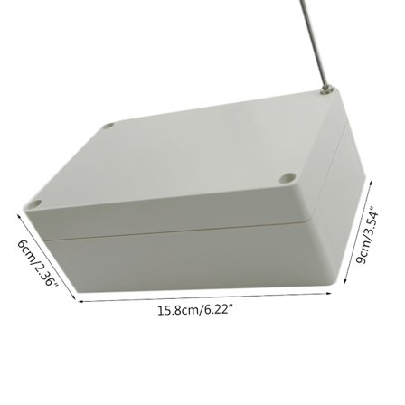 Muovinen kytkentärasia, virtakotelo, elektroninen projekti koteloon, pölytiivis