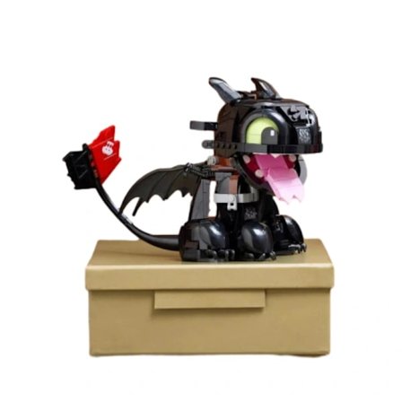 Sådan træner du din drage Tandløs Byggeklodser (784 brikker) | Mareridt Sødt Byggeklodslegetøj