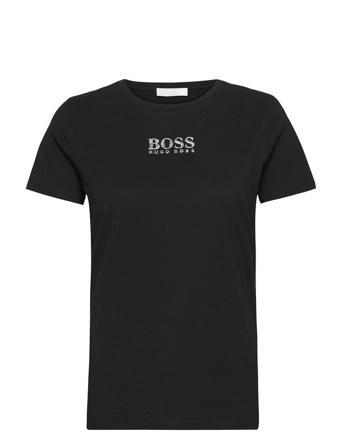 C_Eloga T-shirt Top Sort BOSS