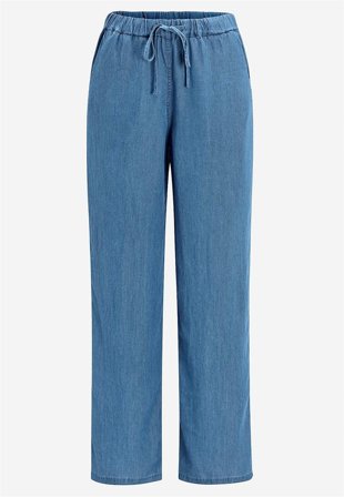 Soyaconcept - Denimbukser i lyocell i mellemblå / denim til damer i størrelse M (40) - Cellbes