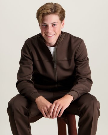 Les Deux Ballier Track Jacket Brun Jackor Kille - Kids Brand Store