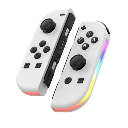 Håndkontrol LED-kompatibel med Joy Con Nintendo Switch