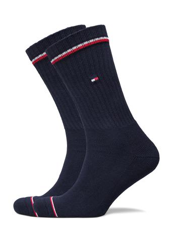 Th Men Iconic Sock 2P Underwear Socks Regular Socks Sininen Tommy Hilfiger
