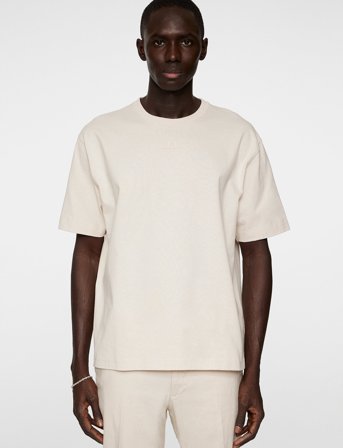 J. Lindeberg Tjorn Bridge T-Shirt - Cream - L