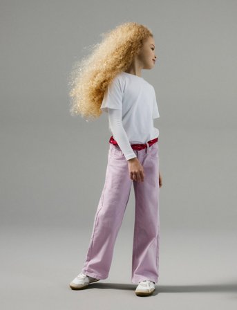 name it Nkfrose Wide Twi Pant 1115-Tp Noos - Purple - 140