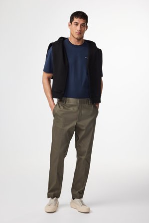 NN.07 Baker Hose Herren Grün Baumwollmix