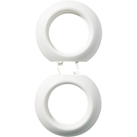 Schneider Electric Renova WDE011402 Kombinationsram ytter, 2 delar Vit, Strömbrytare & vägguttag