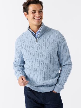Jean Paul - Martin zipneck - Herre - Blå - Gensere - S