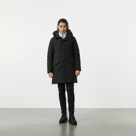 66 North women's Drangey Jackets & Coats - Black Pyroxene - L