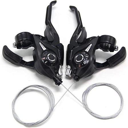 Cykelskifter, 3x8 Speed ​​Shifter Shifter med kabel Speed ​​Changer Shifter Cycle Gear Sæt Transmission Shifter, Til Mtb/by/trekking