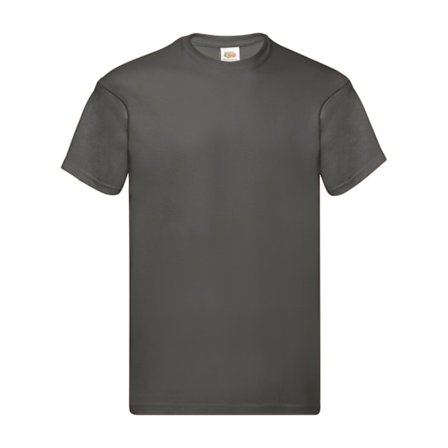 Fruit of the Loom Original T-shirt S Light Graphite för män