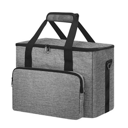 Kangasgeneraattorin kantolaukku suojaavalla vuorauksella ja etutaskulla ulkoenergiayksikköön