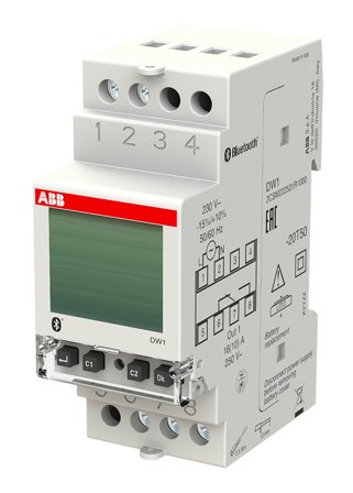 ABB 2CSM222531R1000 Koblingsur digitalt, DW1, Belysning