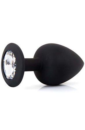 Silikon Plug mit Edelstein groß