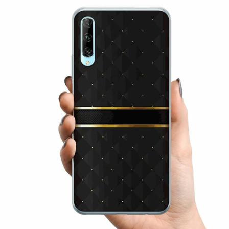 Huawei P Smart Pro 2019 Tpu Mobilskal Golden Stripes
