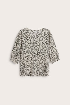 Kappahl | Krinklad topp | Offwhite