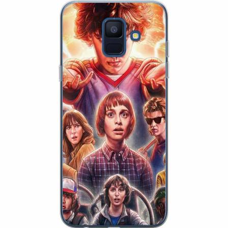 Samsung Galaxy A6 (2018) Genomskinligt Skal Stranger Things