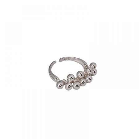 Druvklase Ring, S925 Sterling Silver Pekfinger Ring, Fashion Ri