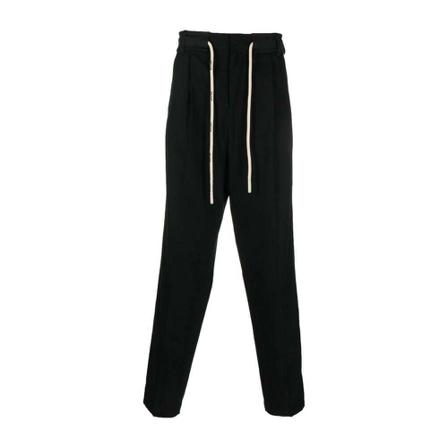 Palm Angels, Palm Angels Trousers Czarny Czarny, Mężczyzna, Rozmiar: S