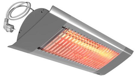 Frico IHC12 Infravärmare 1200 W, Längd: 500 mm, Utemöbler