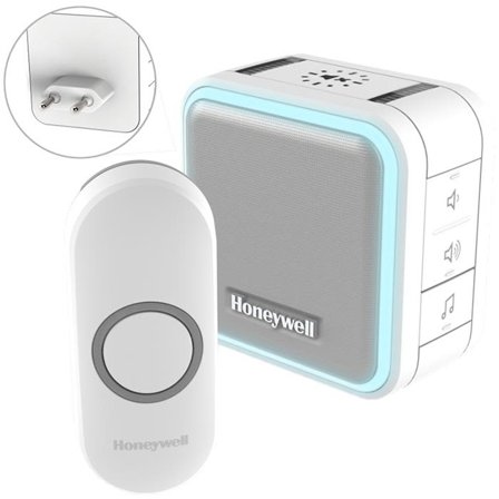 Honeywell Home DC515NP2 Dørklokke trådløs, plug-in, Alarm & sikkerhet
