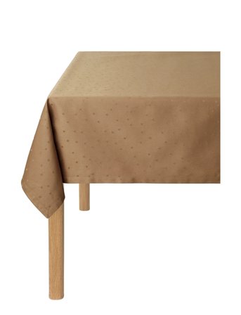 compliments Confetti Damask Table Cloth - Brown - 150X350CM