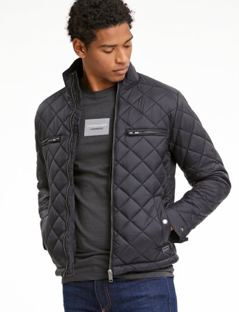 Lindbergh Quilted Jacket - Black - M