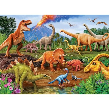 1000/500/300/120 bitar Dinosaurier Pussel för vuxna Heminredningsspel Landskapspussel Pedagogiska leksaker Födelsedagspresenter