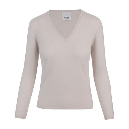Allude - Stickade Tröjor & Koftor - Beige - Dam - Storlek: Xs, Dam, Storlek: XS
