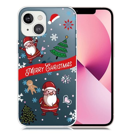 Julfodral till iPhone 13 Mini - Två Tomtar