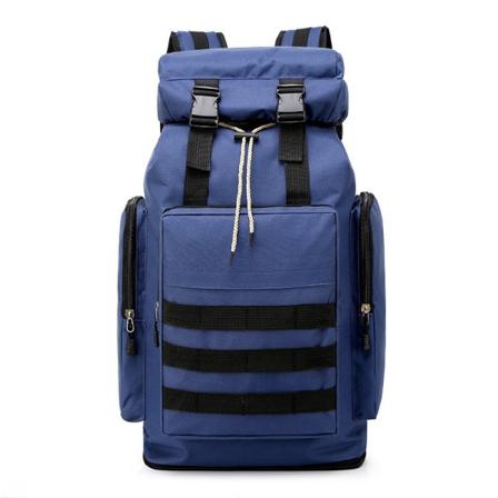 Rygsæk med stor kapacitet Vandreture Shiralee Camouflage Dark Blue