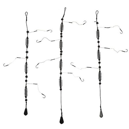 3 stk. Fiskeritilbehør Fiskenet Fiskekrognæt Fiskeri Fiskegrej Agnsbur Fiskefoder Agner