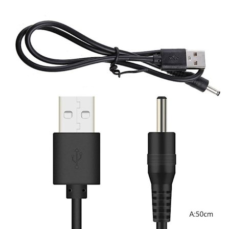 USB till DC 3,5V laddningskabel Ersättning för Foreo Luna/luna 2/mini/mini 2/go/luxe Ansiktsrengöring USB laddare sladd 100cm