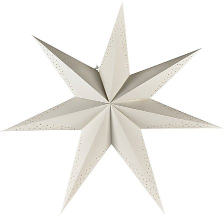 Stjerne Vindu Hvit Papir 100X100cm