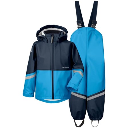 Didriksons Waterman C Kids Set Children rainwear sets Blue 80