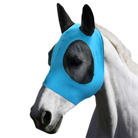 Hästflugmask Elasticitetsflugmask Med Öron Uv-skyddsljus