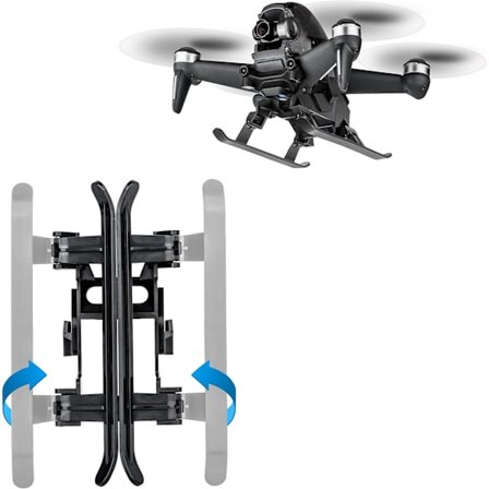 FPV landningsställ för DJI-drönare, hopfällbart FPV landningsben, snabbkoppling