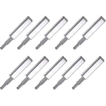 10 åpningssystemer med trykknapp, sett for dør, skuff, møbler, garderobe