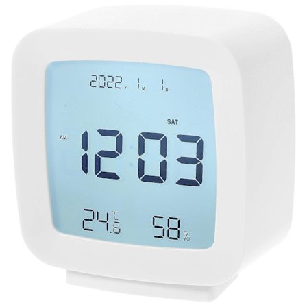 Digitaalinen kello, suuri näyttö, herätyskello, makuuhuoneen hygrotermografi herätyskello