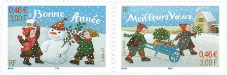Frankrig 2001 - YT 3437-3438 - Postfrisk