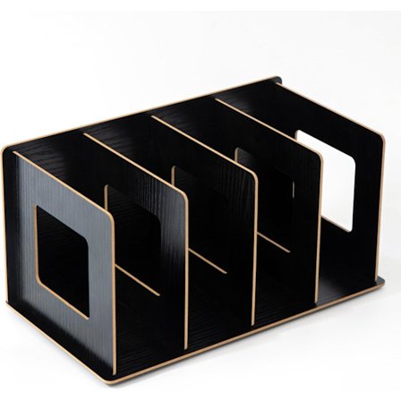 CD- & DVD-ställ i trä Bokhylla CD- & DVD-ställ Perfekt hyllförvaring & organisering för CD DVD Blu-Ray Videospel Böcker