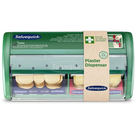 SALVEQUICK Plåsterautomat - Lyreco - Skyddsutrustning - Första Hjälpen - Stationer och tavlor