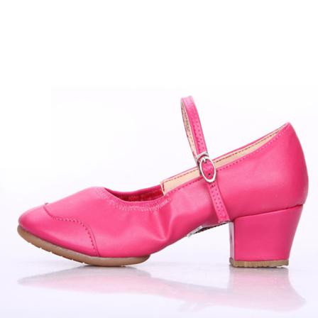 Kvinnor Ankelband Latin Salsa Danssko Mjuk Mary Jane Heels