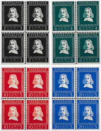 Holland 1952 - NVPH 578-581 - 4-blok - Postfrisk