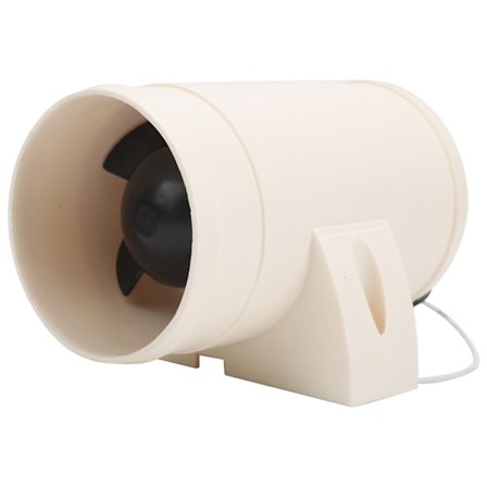 12V 3-tums Marinläns Luftfläkt Tyst Stark Ventilationsfläkt för Yacht Båt Husbil